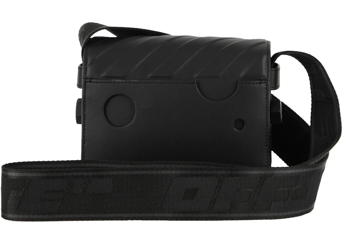 off-white clipper bag black