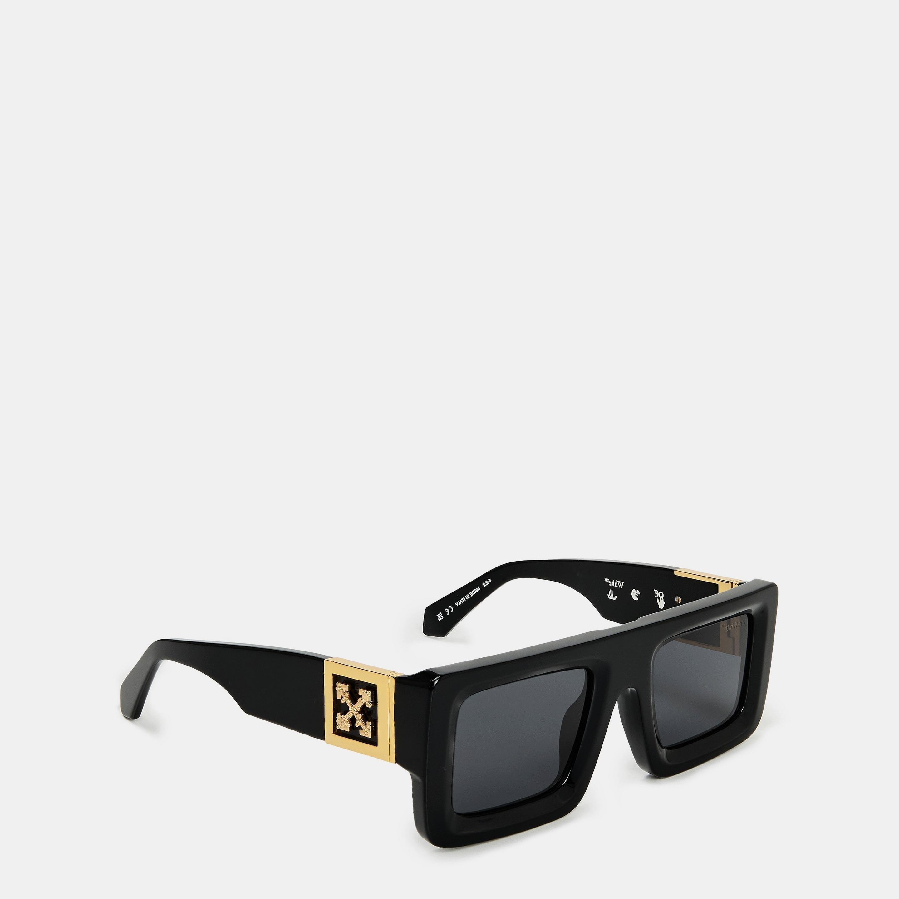 Off White UV Protection Square Sunglasses