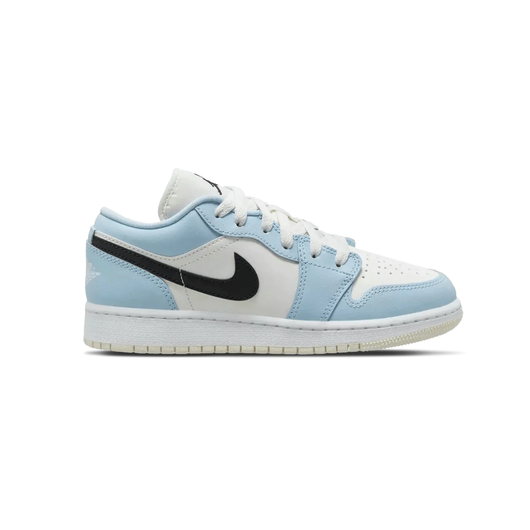 Jordan 1 Low Ice Blue Black (GS)