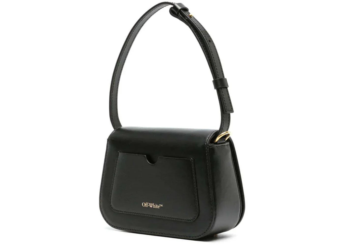 off-white skeleton binder shoulder bag black