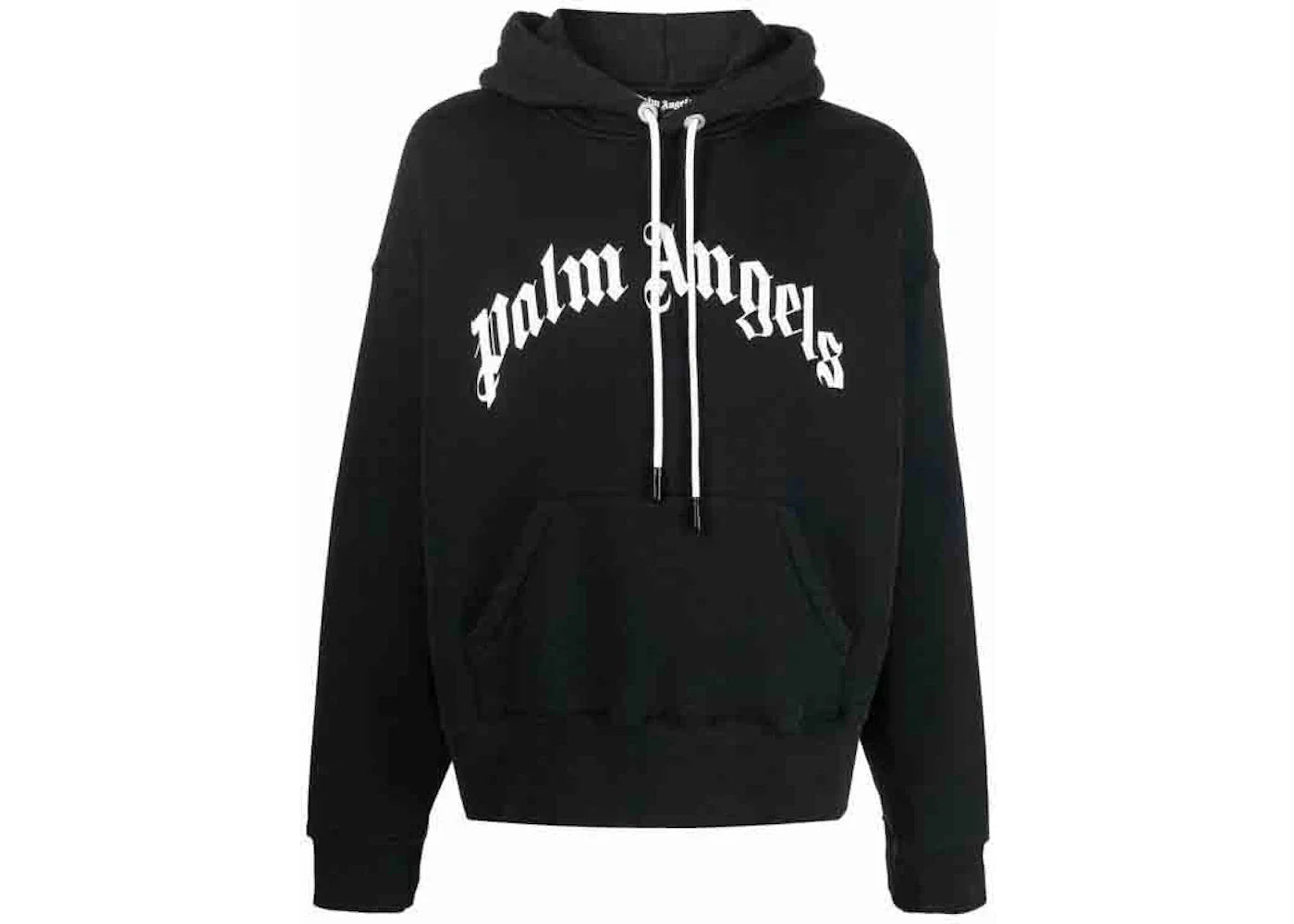 palm angels logo-print sweatshirt black/white