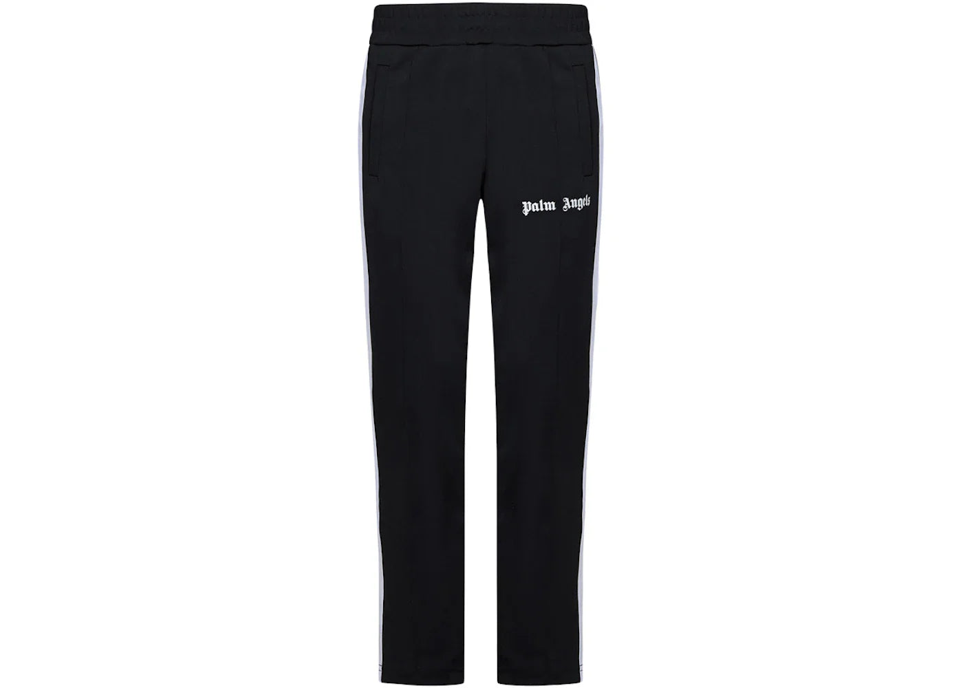 palm angels slim fit trackpants black/white