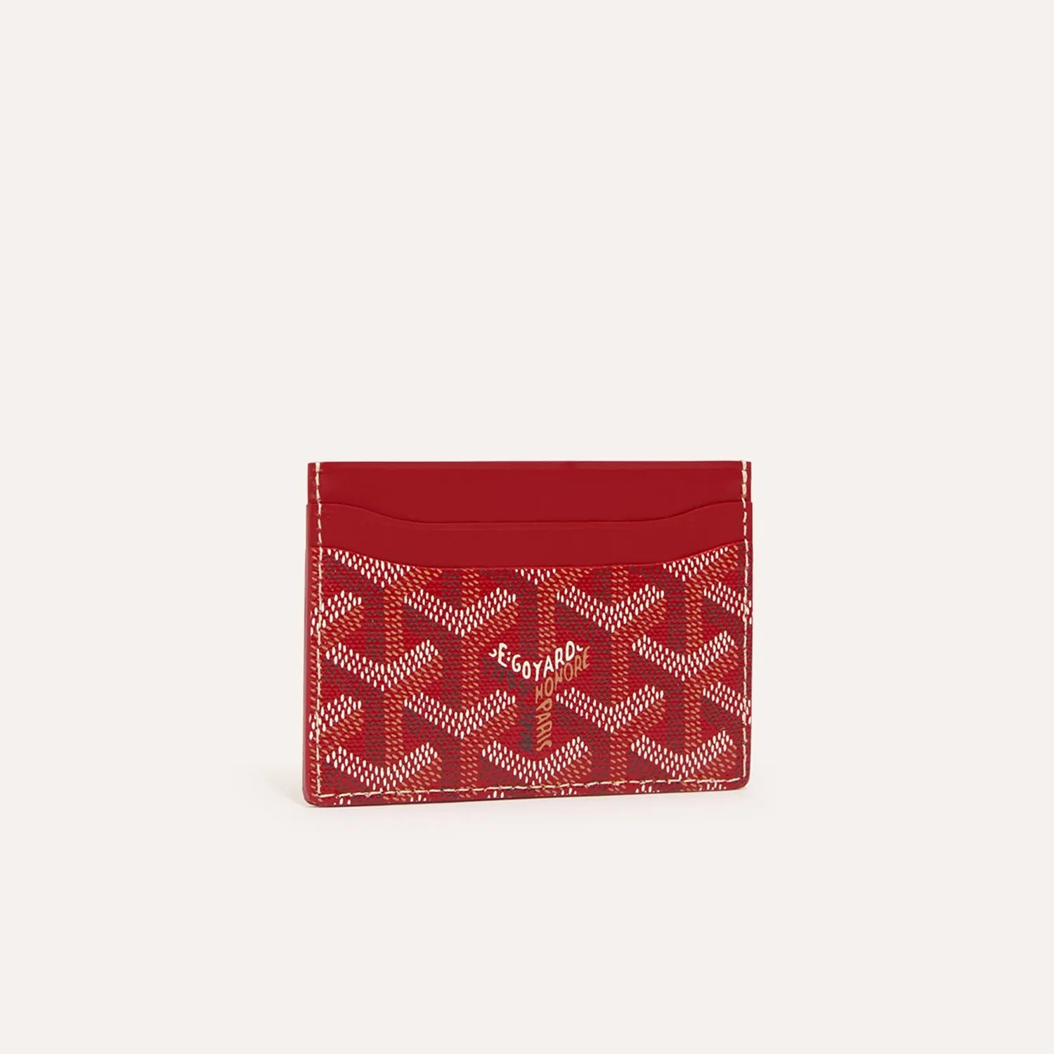 GOYARD Red Saint-Sulpice Card Wallet