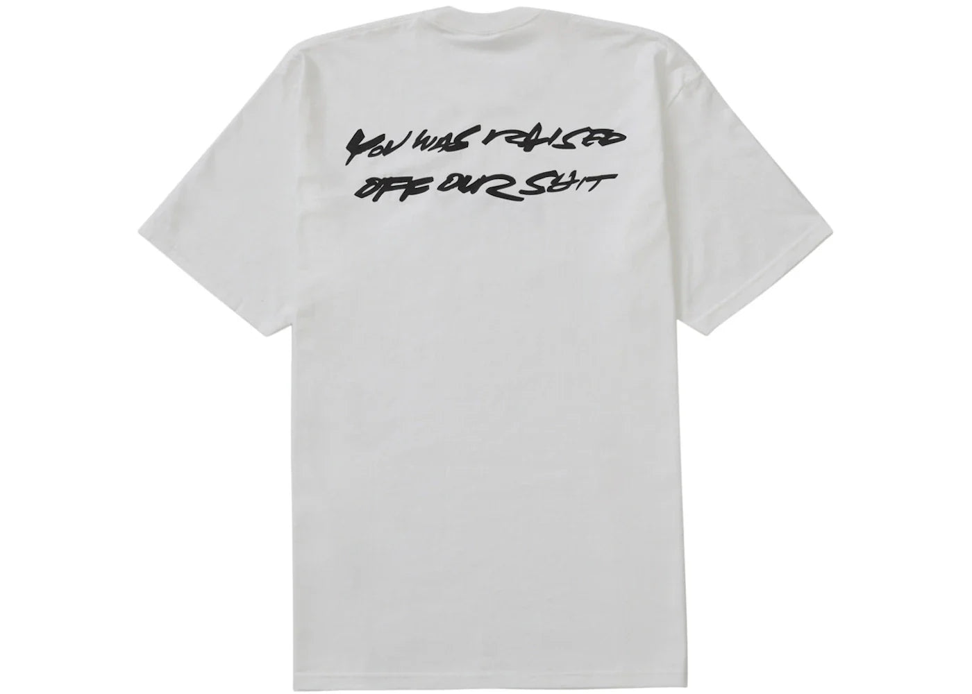 supreme futura box logo tee white