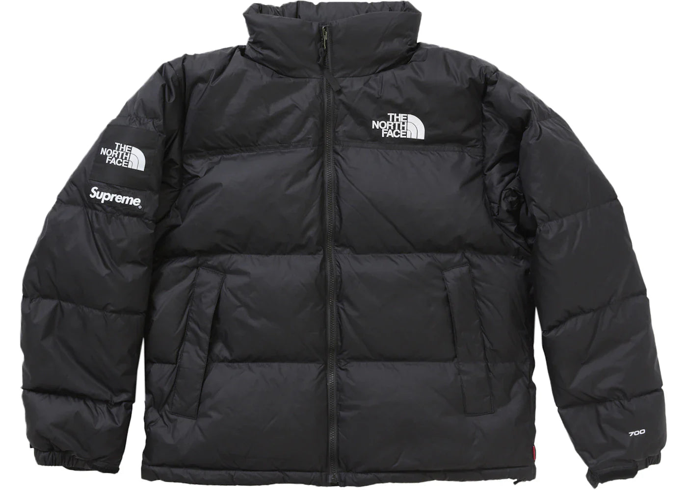 supreme the north face nuptse jacket black