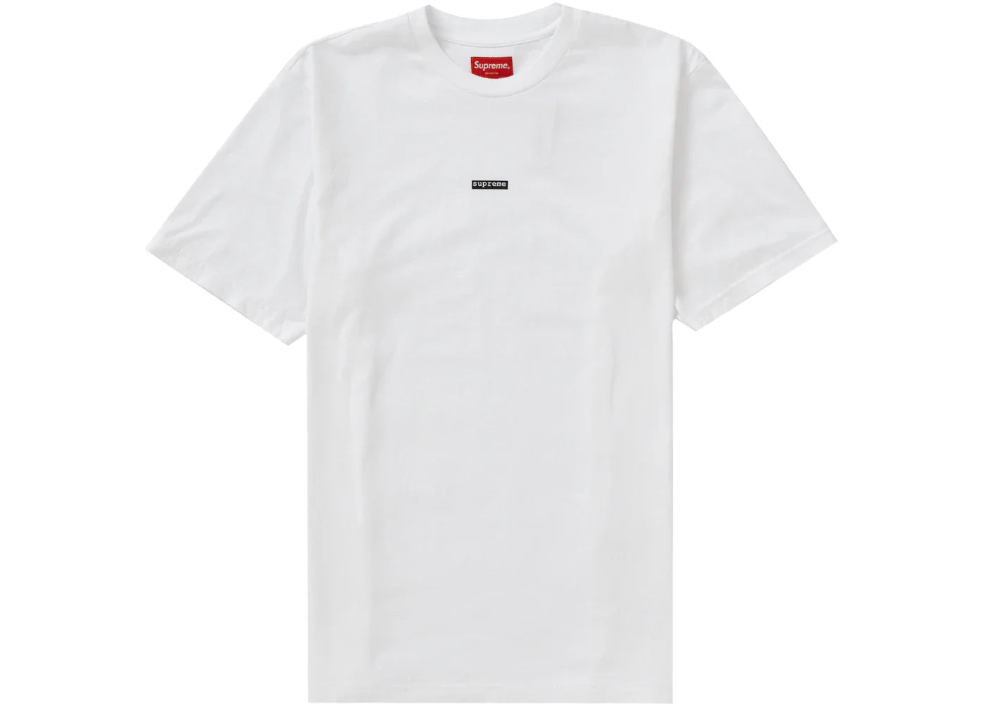 supreme typewriter s/s top white