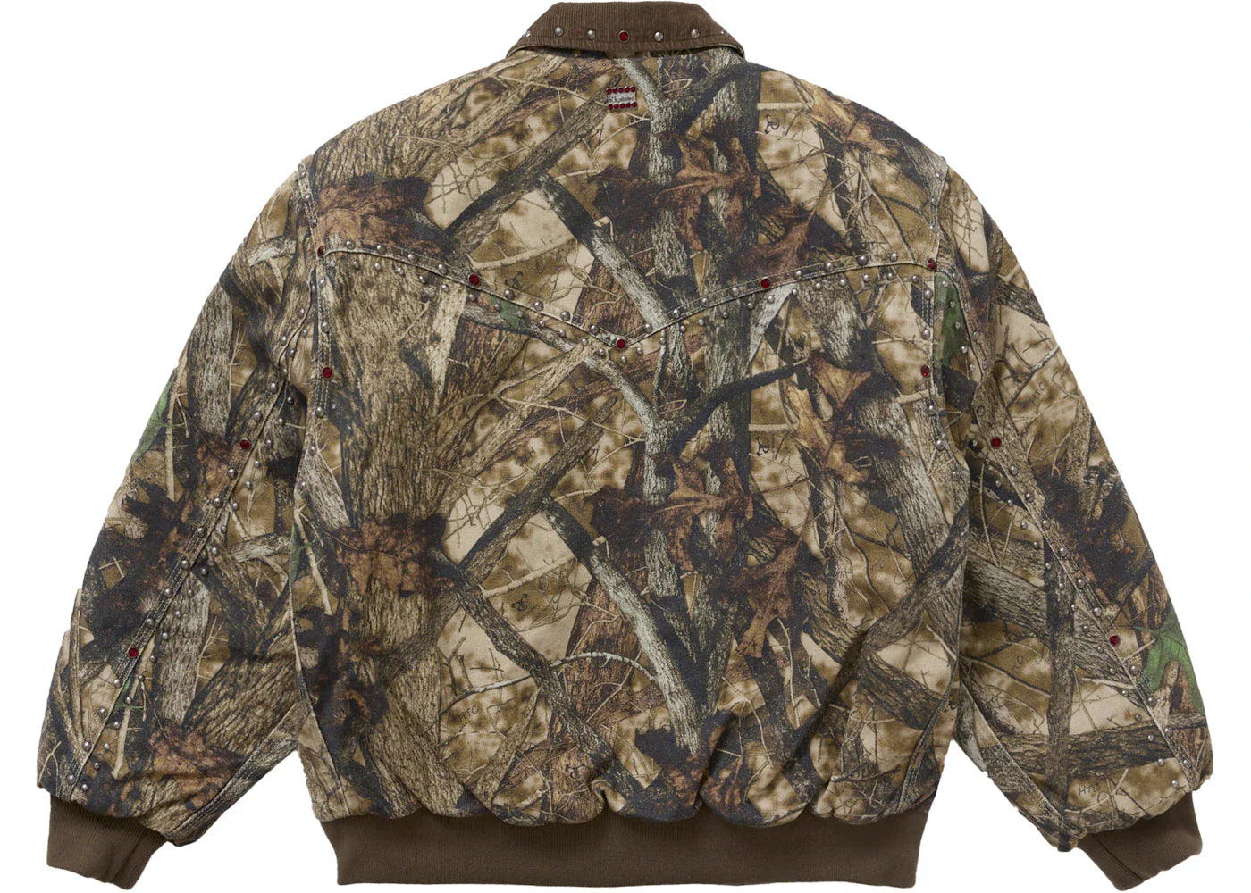 supreme b.b. simon studded work jacket truetimber htc fall camo