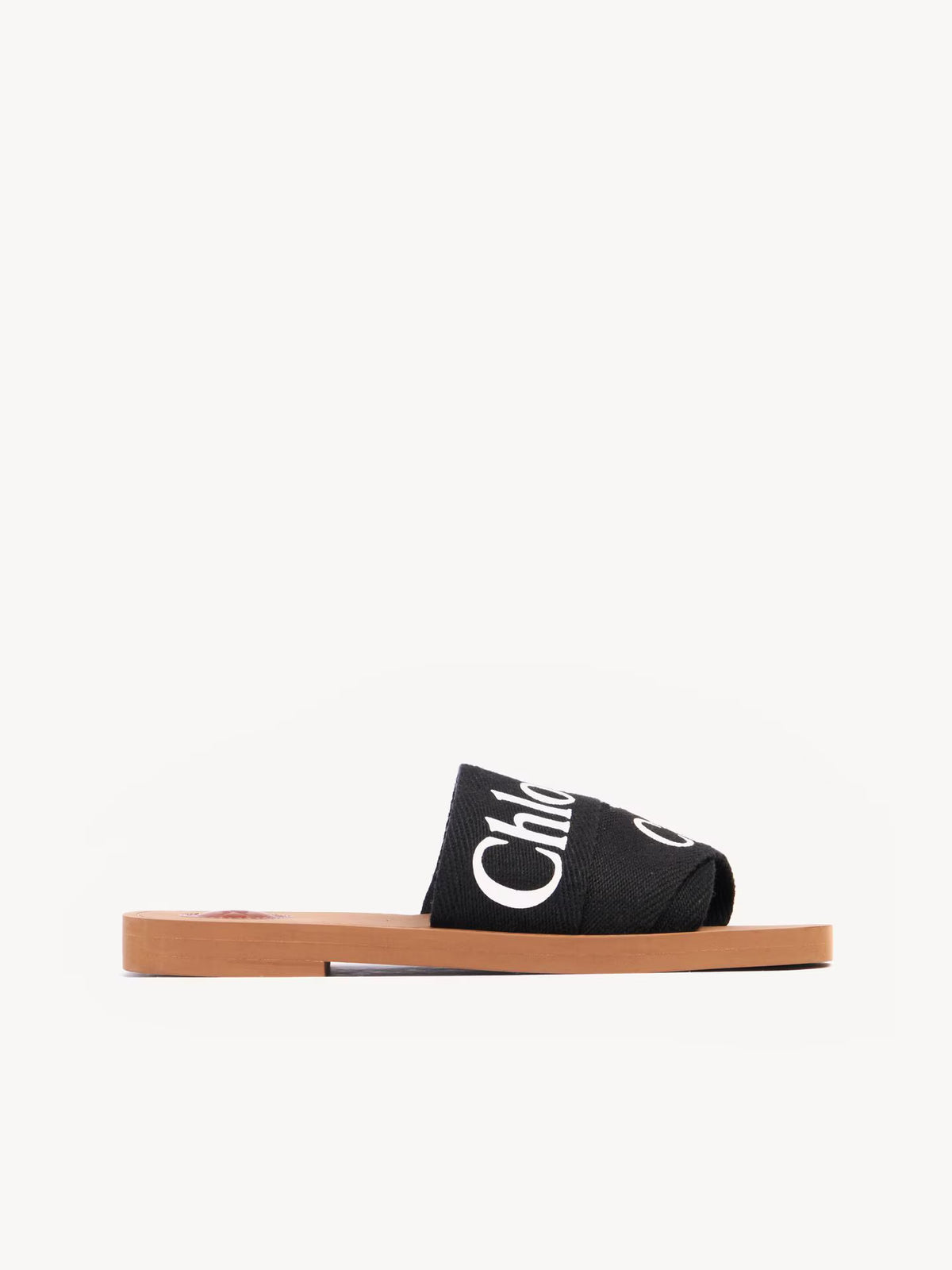 CHLOE WOODY MULE BLACK