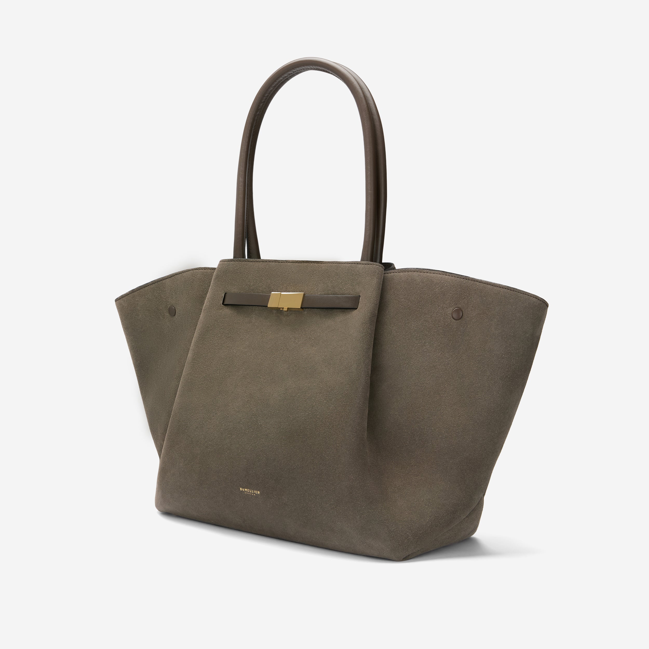 DeMellier The New York deep olive suede & deep olive smooth