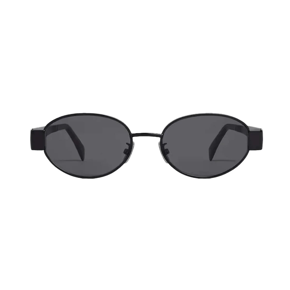 CELINE Triomphe Metal 01 sunglasses in Metal Black / Smoke