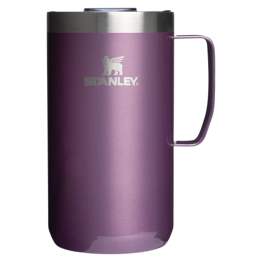 The Stay-Hot Camp Mug | 24 OZ - Stanley Create Wisteria Shine