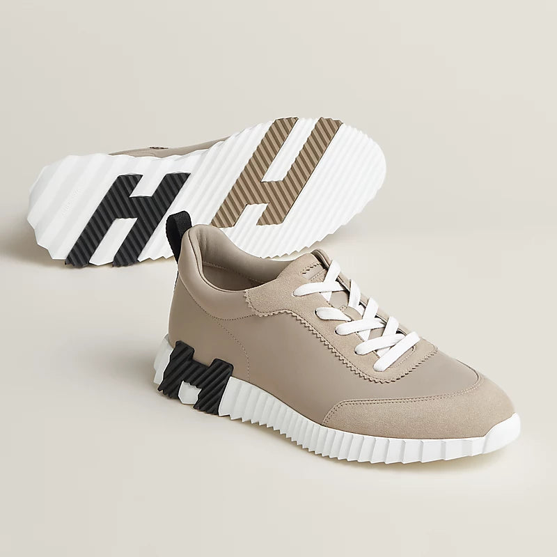 Hermes Beige galet Bouncing sneaker