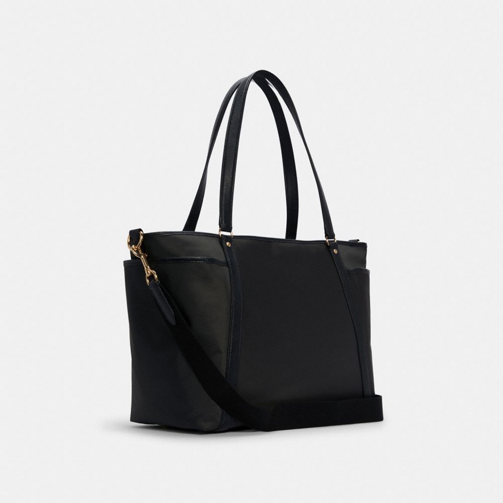 Coach Baby Bag Gold Black