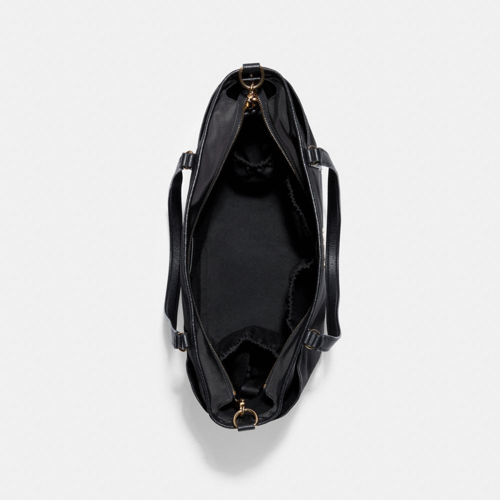 Coach Baby Bag Gold Black