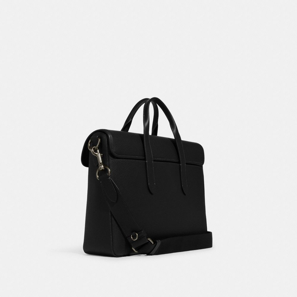 Coach Sullivan Portfolio Brief Gunmetal Black
