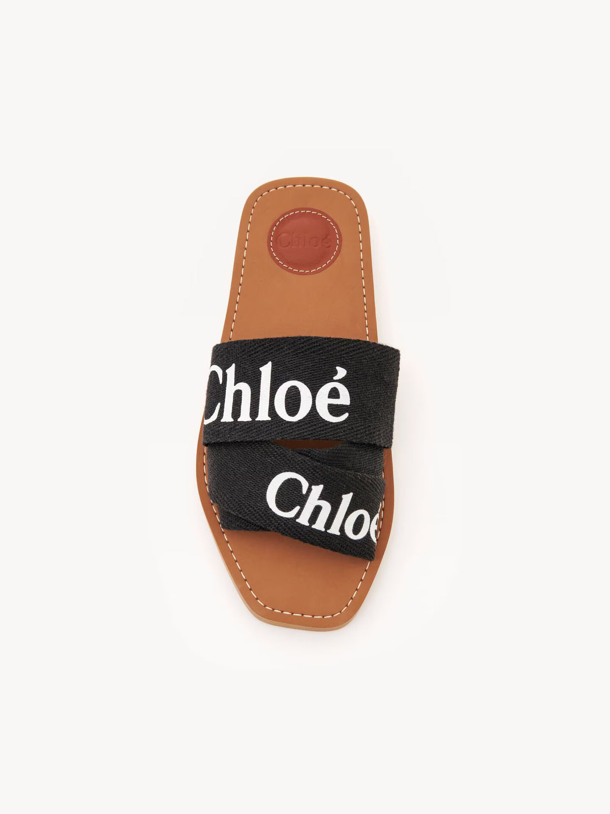 CHLOE WOODY MULE BLACK