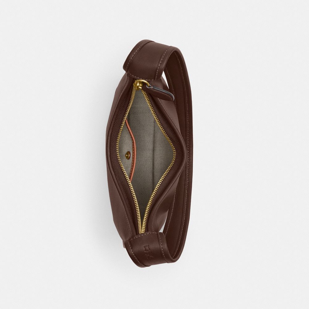 Coach Curve Zip Bag Brass Maple