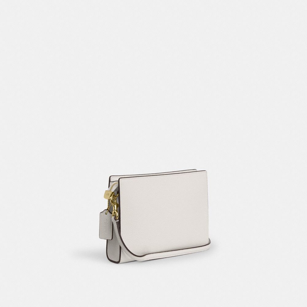 Coach Slim Crossbody Bag Gold Chalk