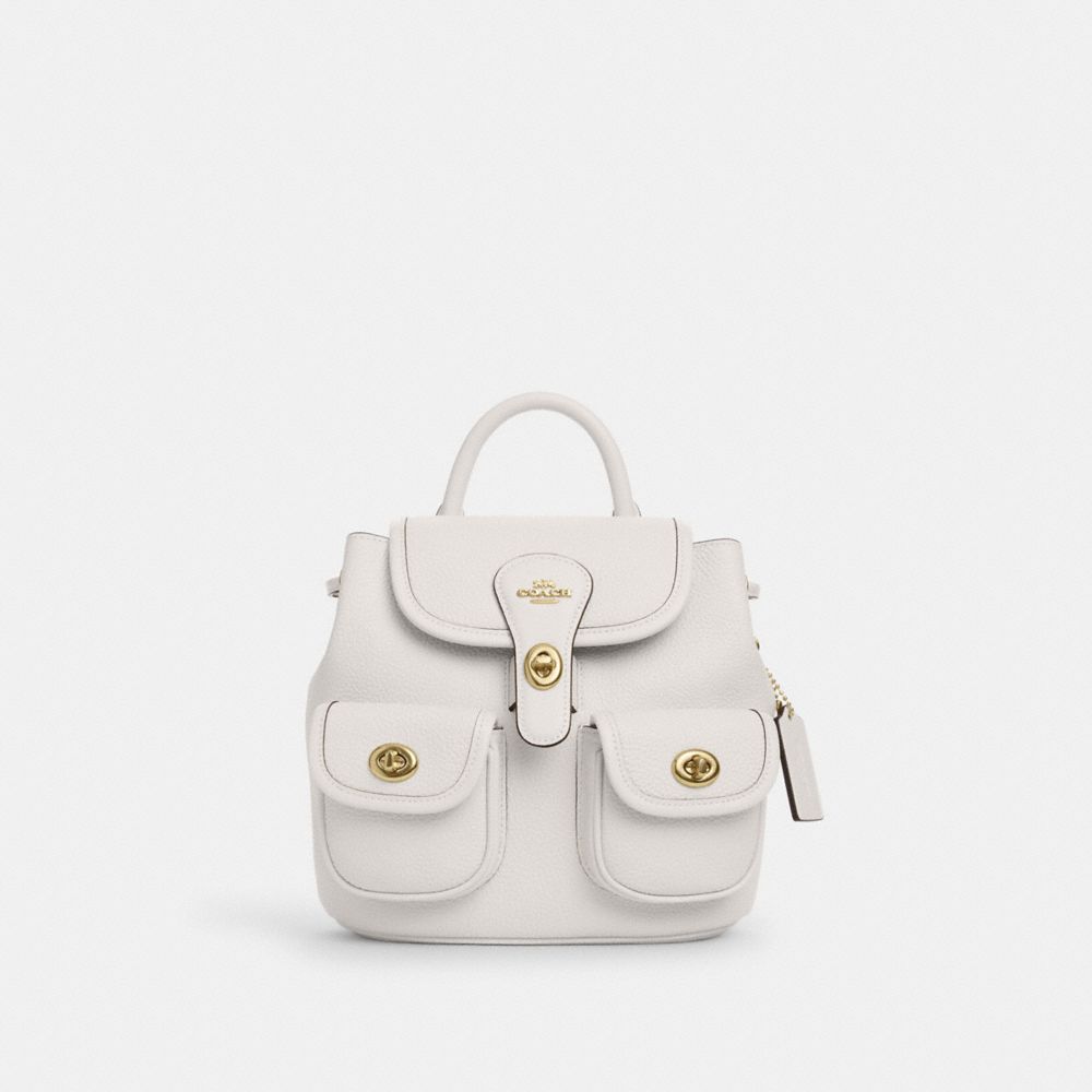Coach Hadley Backpack Gold Chalk