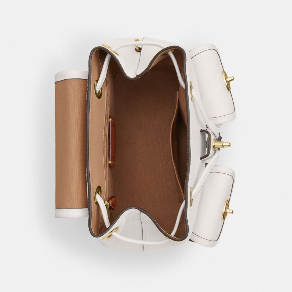 Coach Hadley Backpack Gold Chalk