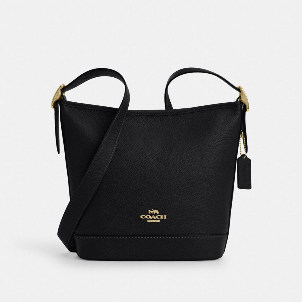 Coach Jude Duffle Bag Gold Black