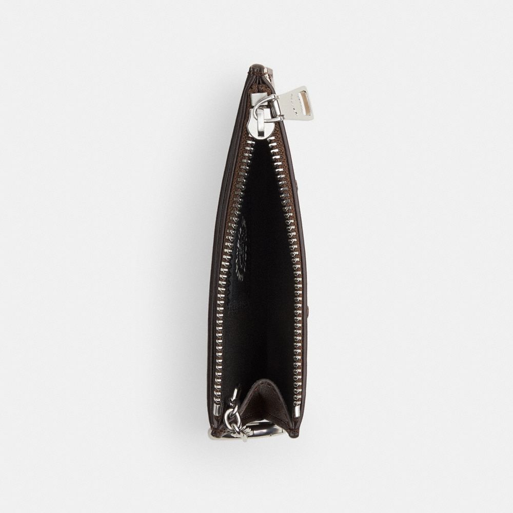 Coach Zip Card Case With Key Ring In Upcrafted Leather Multi 2