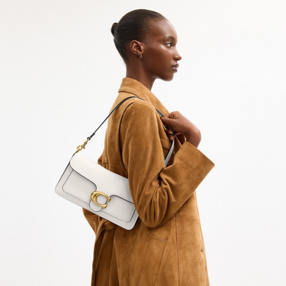 Coach Tabby Shoulder Bag 26 Brass Chalk