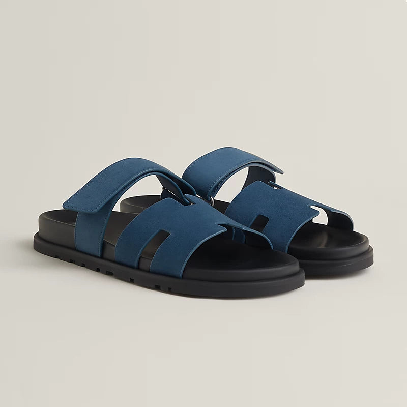 Hermes Chypre Sandal Bleu Turquin