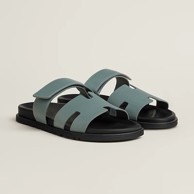 Hermes Chypre Sandal Bleu Tonnerre
