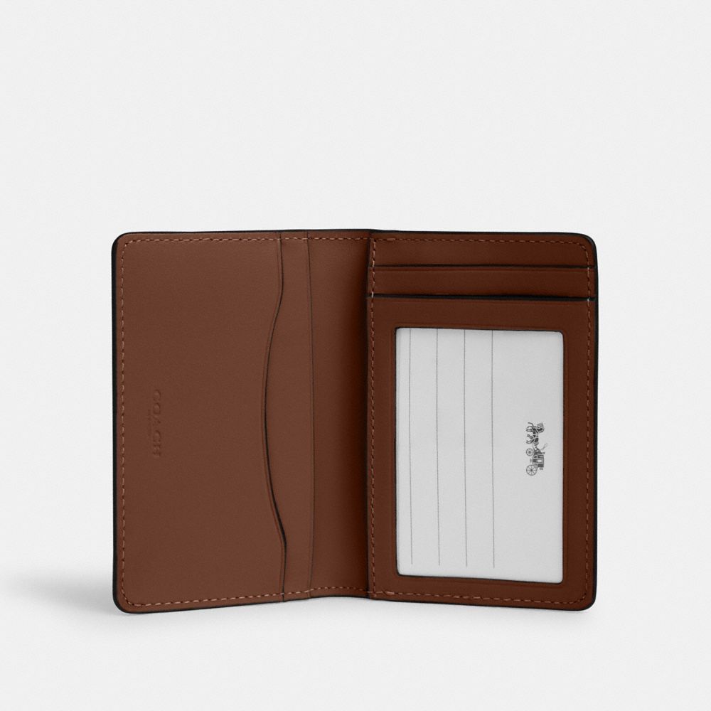 Coach Id Wallet Saddle