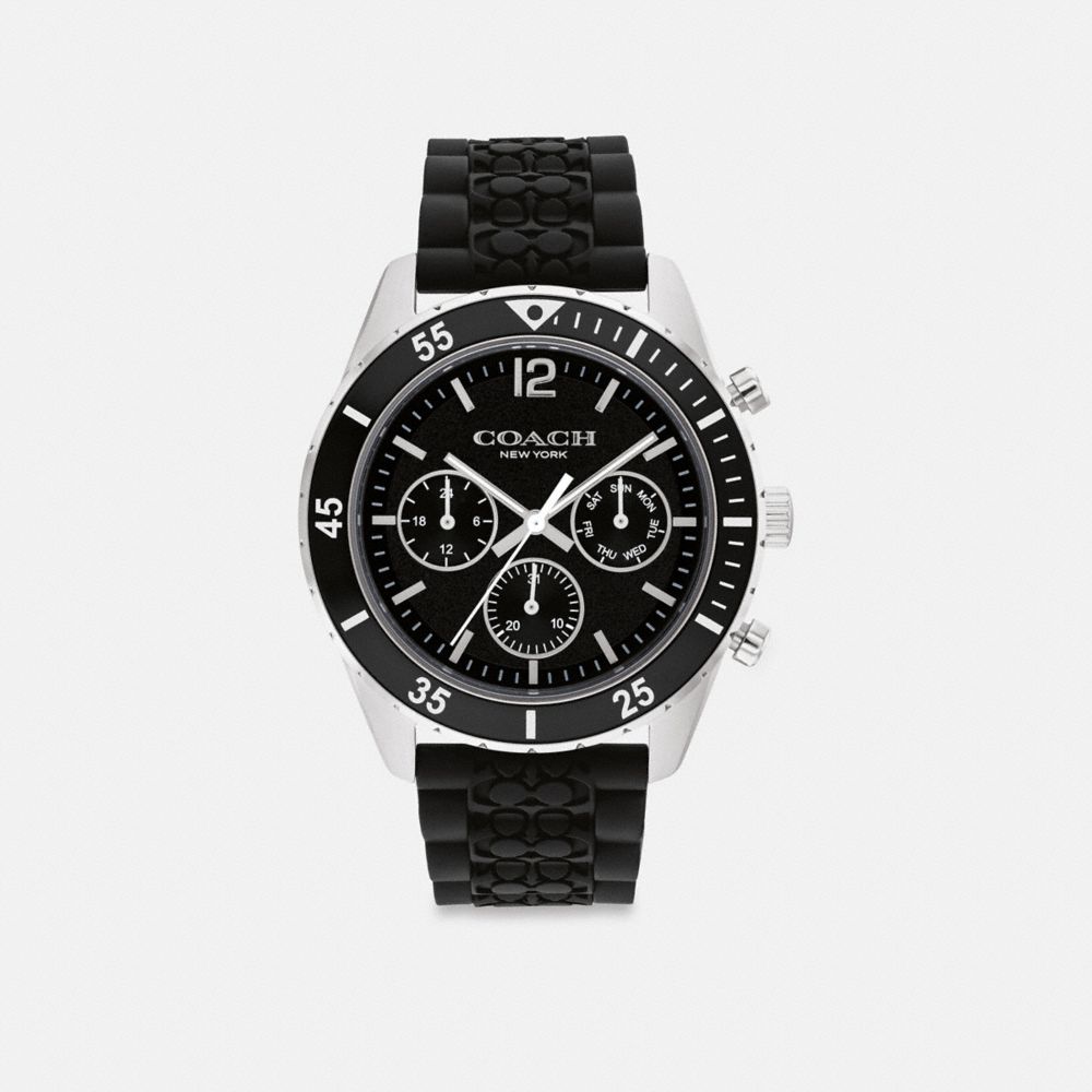 Coach Cole Watch, 44 Mm Black
