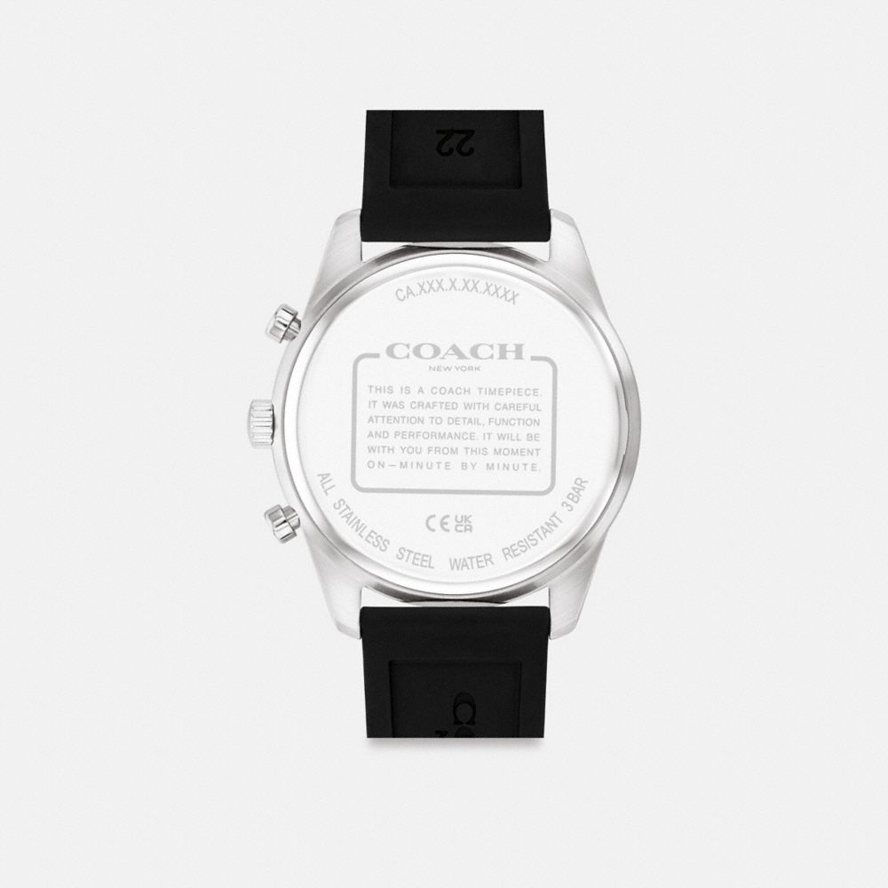 Coach Cole Watch, 44 Mm Black
