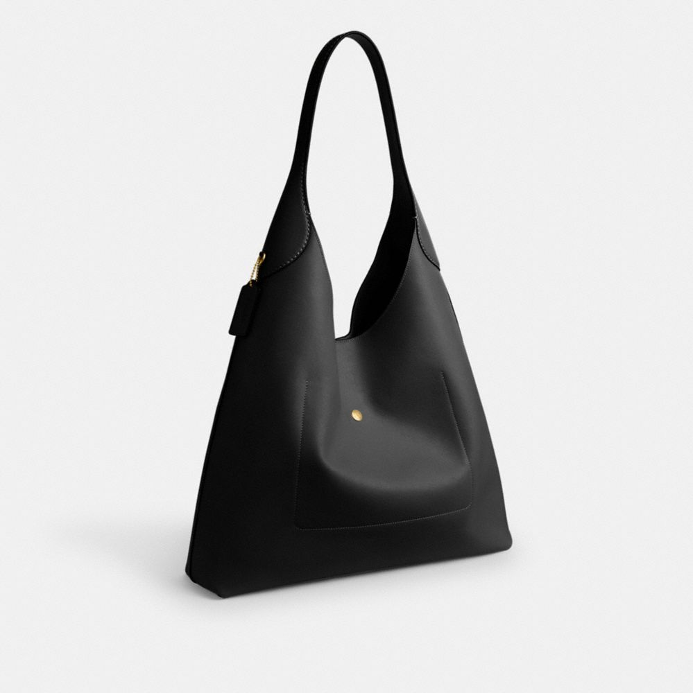 Coach Brooklyn Shoulder Bag 39 Brass Black
