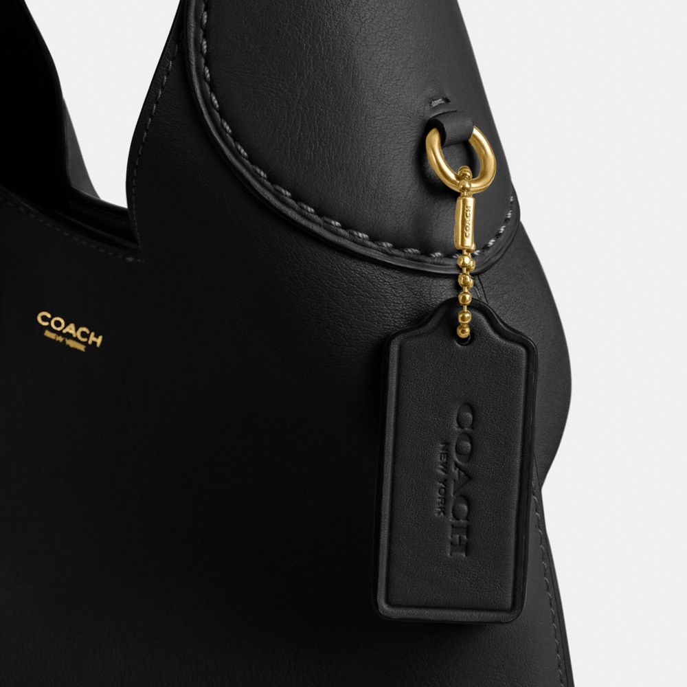 Coach Brooklyn Shoulder Bag 28 Brass Black
