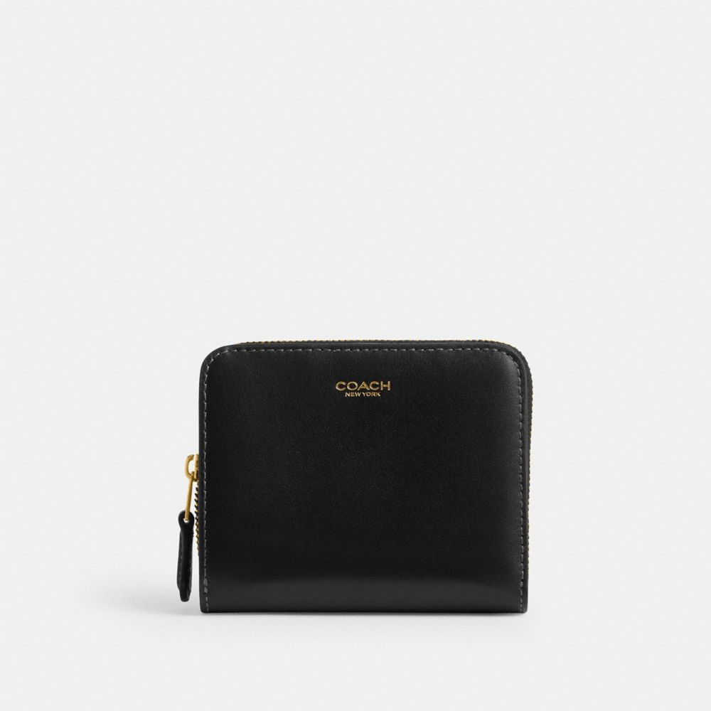 Coach New York Billfold Wallet Brass Black