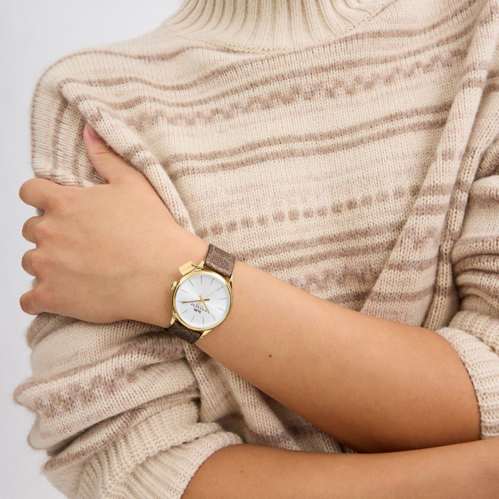 Coach Ruby Watch, 32 Mm Khaki