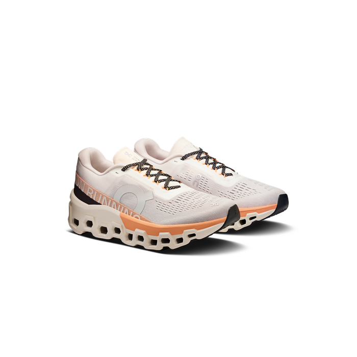 ON Running Women's Cloudmonster 2 Ivory | Tangerine