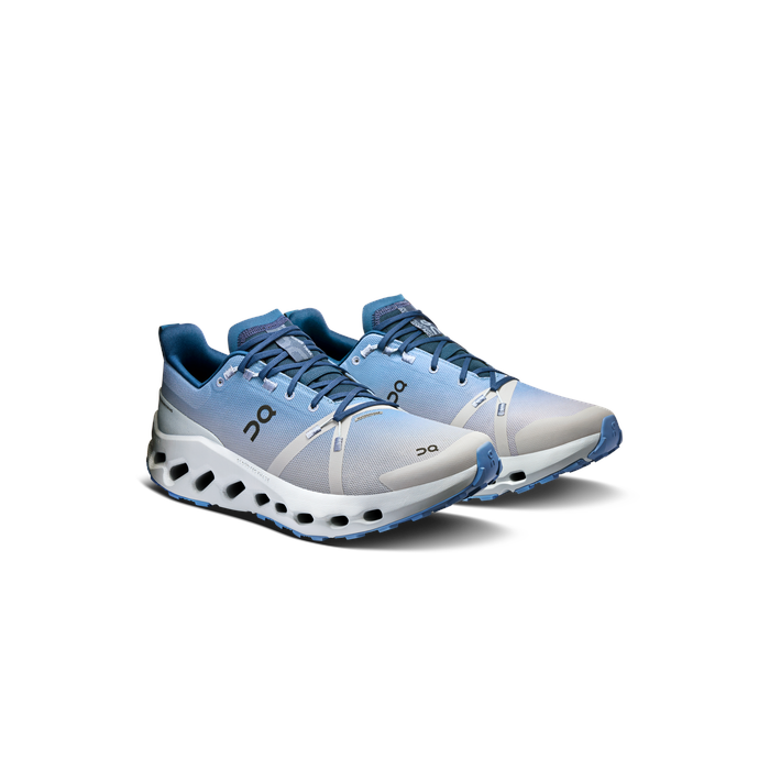 ON Running Men's Cloudsurfer Trail Waterproof Chambray | Glacier