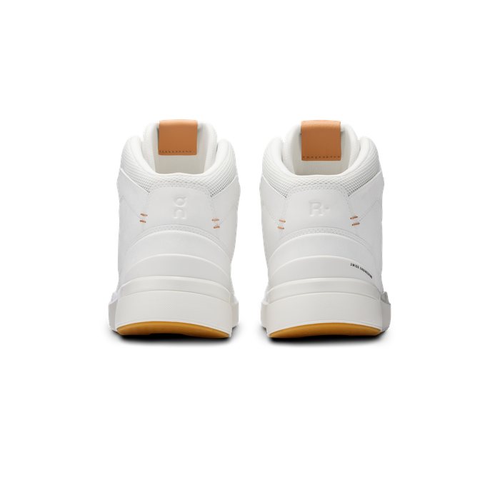 ON Running Men's THE ROGER Clubhouse Mid White | Sandstone