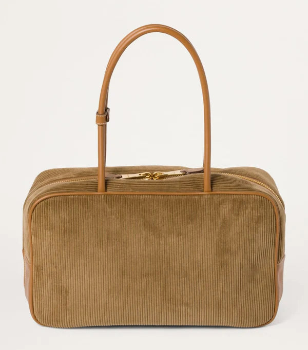 Miu Miu Corduroy Beau Top-Handle Bag