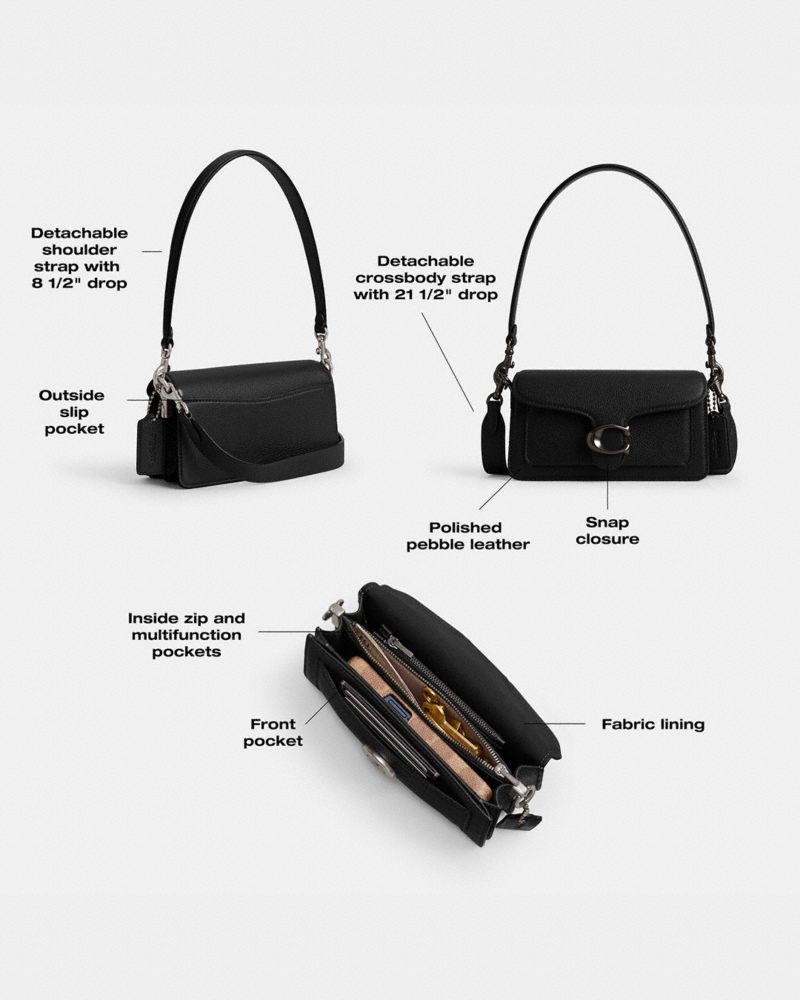Coach Tabby Shoulder Bag 20 Brass Chalk