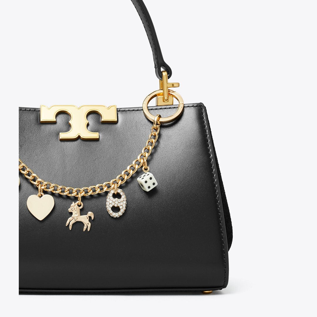 Tory Burch Horse Charm Bag Chain GOLD / MULTI