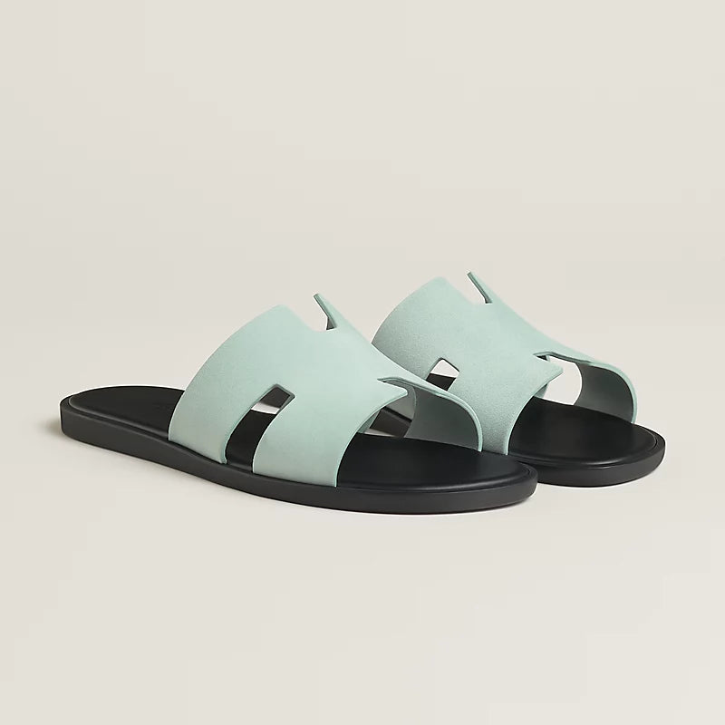 Hermes Izmir Sandal Bleu Glacier