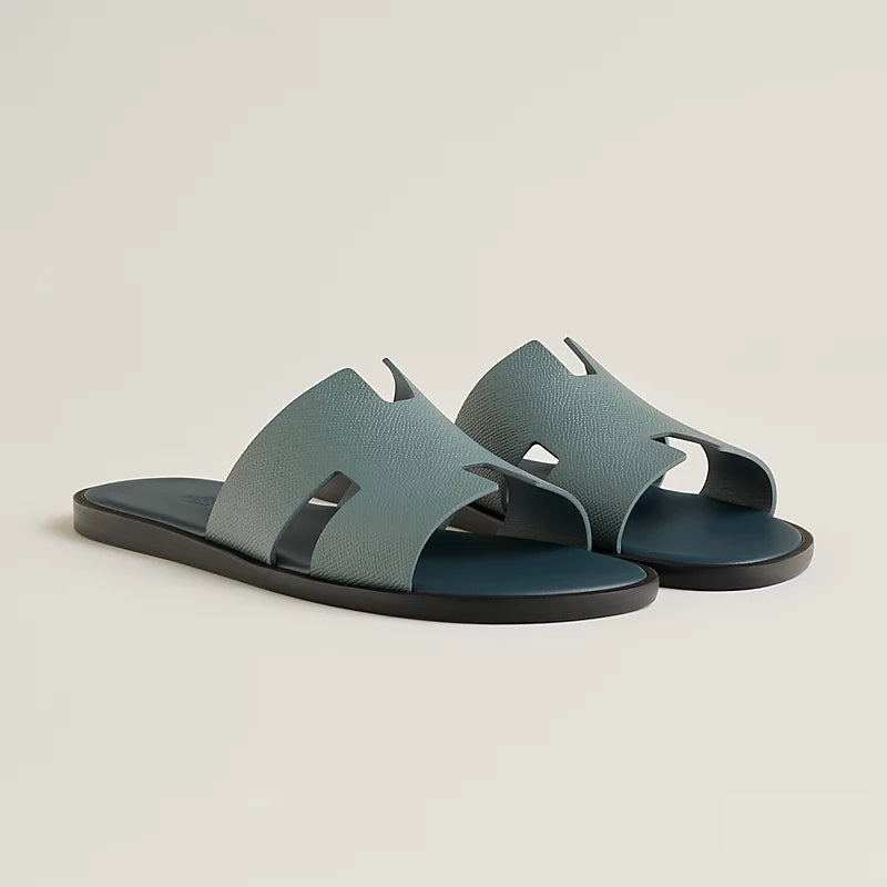 Hermes Izmir Sandal Bleu Tonnerre / Bleu Céleste