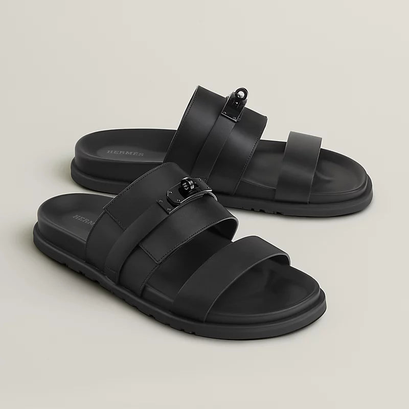 Hermes Jackson Sandal Noir