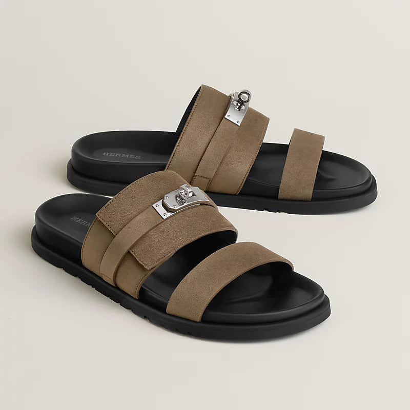 Hermes Jackson Sandal Etoupe
