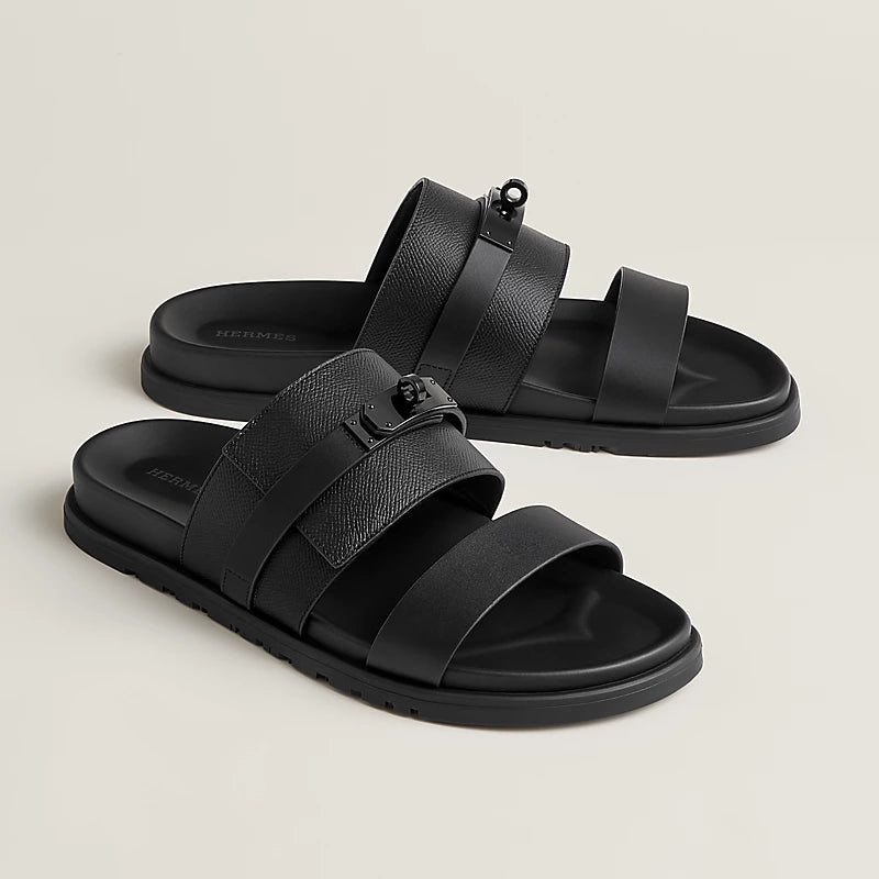 Hermes Jackson Sandal Noir