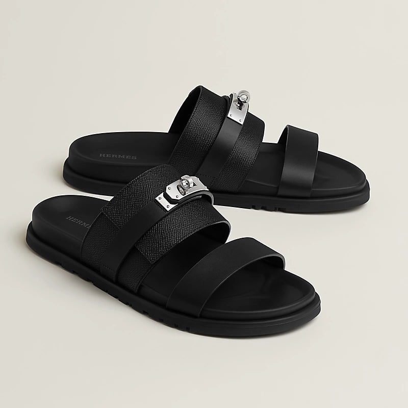 Hermes Jackson Sandal Noir