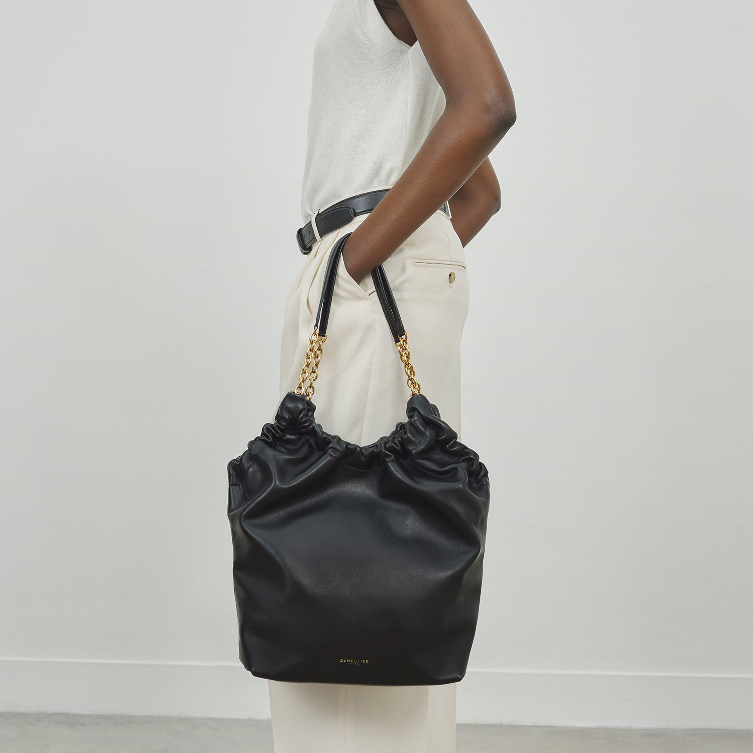 DeMellier The Miami mocha suede & mocha smooth