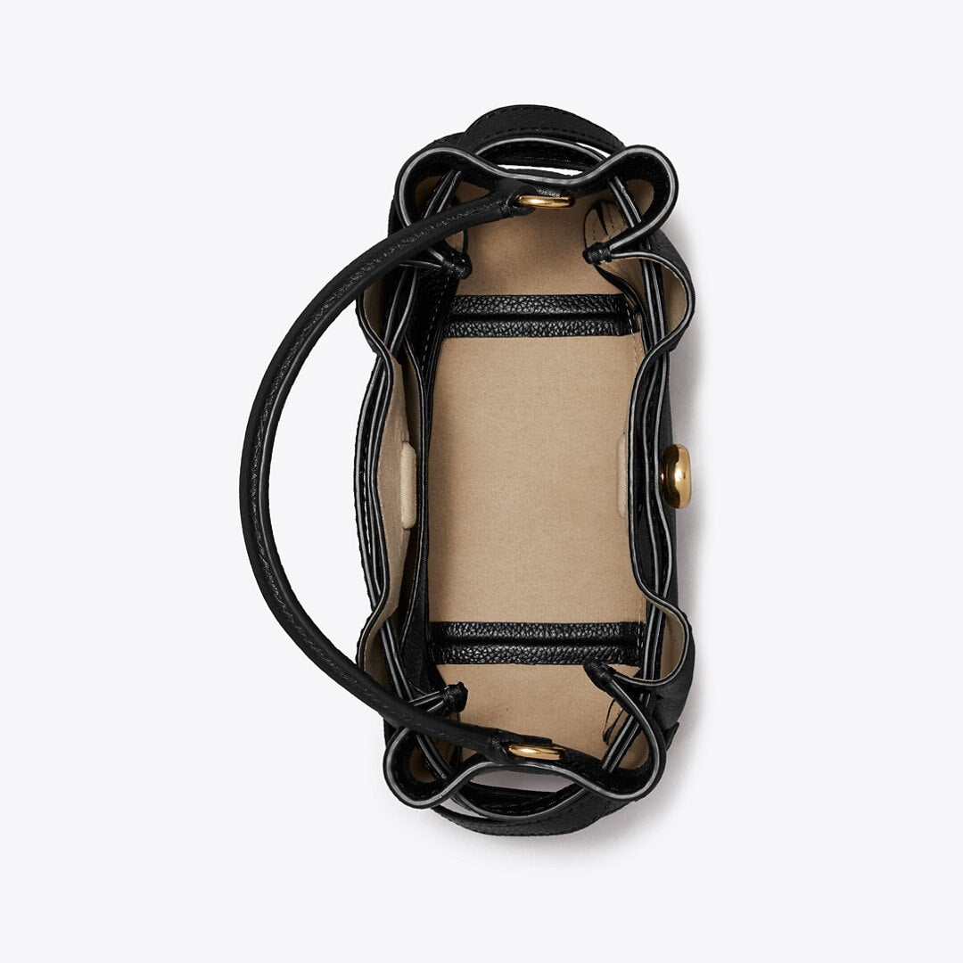 Tory Burch Mini Romy Bucket Bag Black